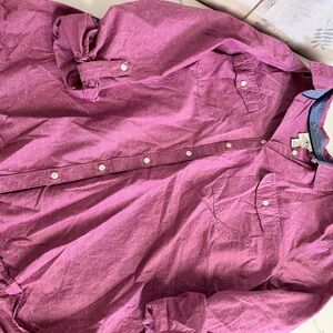 St. John's Bay Purple Button Down Shirt